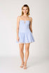 SWEET SKIES LACE TRIM DRESS