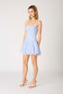 SWEET SKIES LACE TRIM DRESS