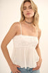 OFF WHITE LACE TOP