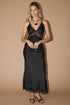 MIDNIGHT LACE SLIP MAXI DRESS