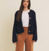 BUTTON-DOWN CHUNKY SWEATER CARDIGAN