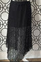 BLACK LACE LONG SKIRT
