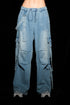 BALLOON CARGO DENIM PANT