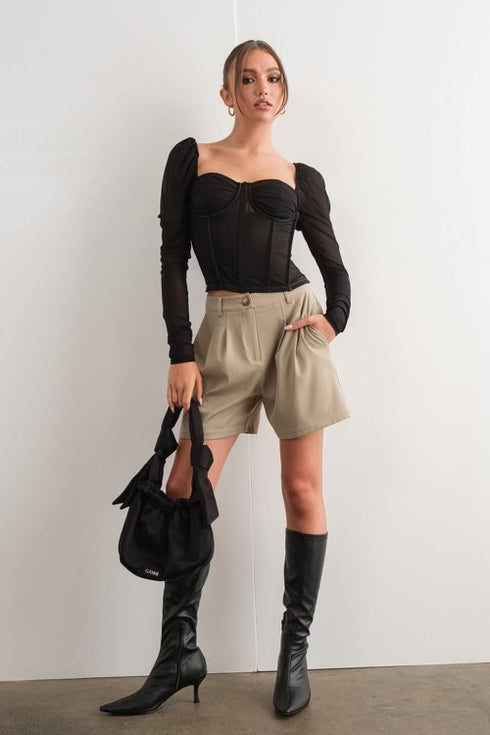 SWEET HEART CORSET TOP