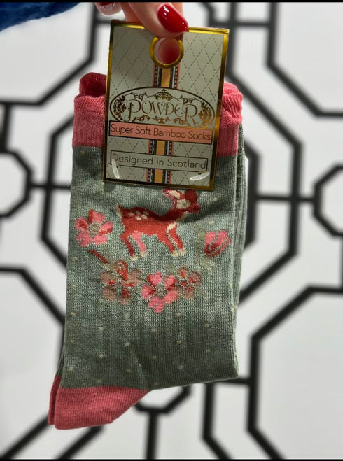 VINTAGE FAWN ANKLE SOCKS