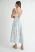 WHISPER BLOOM SMOCKED MIDI DRESS