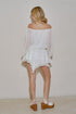 IVORY BREEZE OFF-SHOULDER DRESS