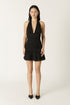 MIDNIGHT ROMANCE HALTER DRESS