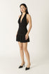 MIDNIGHT ROMANCE HALTER DRESS