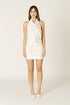CHAMPAGNE GLOW MINI DRESS