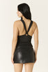 BLACK ALLURE RUCHED TOP