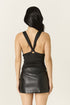 BLACK ALLURE RUCHED TOP