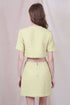 YELLOW TWEED SET