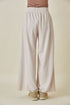 BEIGE WIDE LEG PANTS