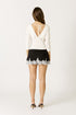 MIDNIGHT LACE MINI SKIRT