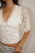 IVORY ROMANCE LACE TOP
