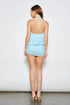SKY KISS HALTER MINI DRESS