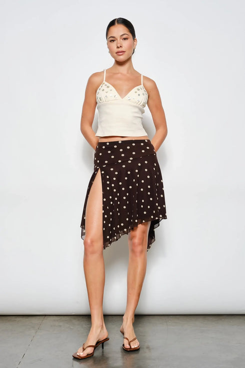MIDNIGHT POLKA MUSE SKIRT