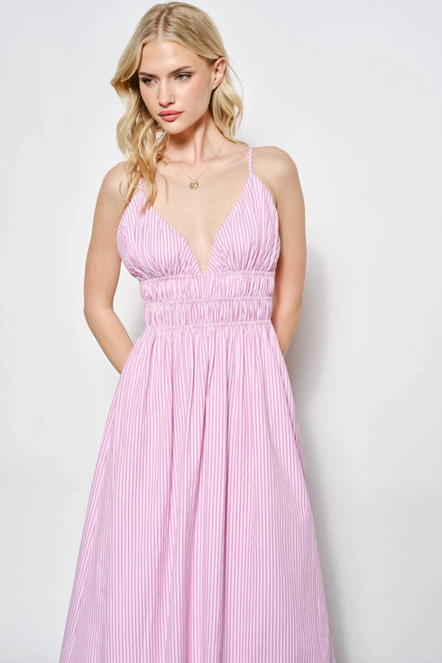 BLUSH COAST MAXI DRESS