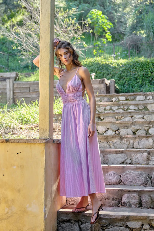BLUSH COAST MAXI DRESS