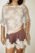 IVORY BLOOM CROCHET TOP