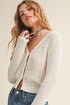 IVORY BREEZE KNIT CARDIGAN