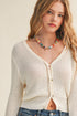 IVORY BREEZE KNIT CARDIGAN