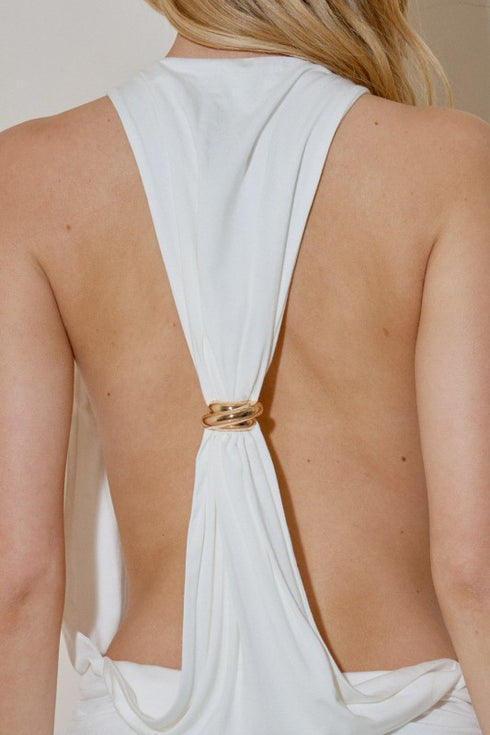 IVORY ALLURE MINI DRESS