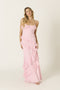 BLUSH CASCADE MAXI DRESS