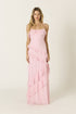 BLUSH CASCADE MAXI DRESS