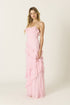 BLUSH CASCADE MAXI DRESS