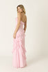 BLUSH CASCADE MAXI DRESS