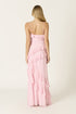 BLUSH CASCADE MAXI DRESS