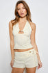 SANDY SHORES BEADED TOP