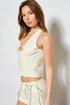 SANDY SHORES BEADED TOP
