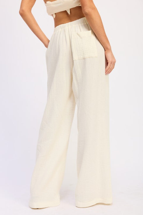 IVORY COAST WIDE-LEG PANTS