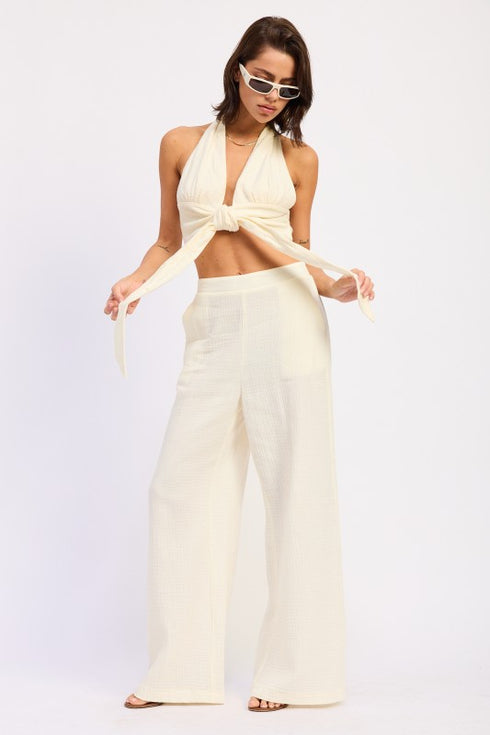 IVORY COAST WIDE-LEG PANTS
