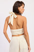 IVORY COAST TIE-HALTER TOP
