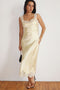 CHAMPAGNE ROMANCE MIDI DRESS