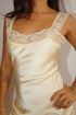 CHAMPAGNE ROMANCE MIDI DRESS