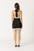 MIDNIGHT ROMANCE LACE MINI DRESS