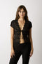 MIDNIGHT ROMANCE LACE TOP