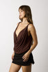 MOCHA NIGHTS COWL TOP