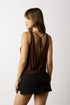 MOCHA NIGHTS COWL TOP