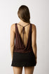 MOCHA NIGHTS COWL TOP