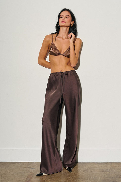 MOCHA MUSE LACE BRALETTE