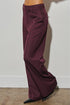 MERLOT MUSE WIDE-LEG PANTS