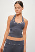 NAUTICAL MUSE HALTER TOP