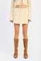 CHAMPAGNE GLOW BEADED SKIRT