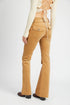 LOW RISE KHAKI W BELT PANT